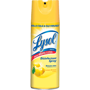 LEMON BREEZE DISINFECTANT SPRAY 12.5 oz