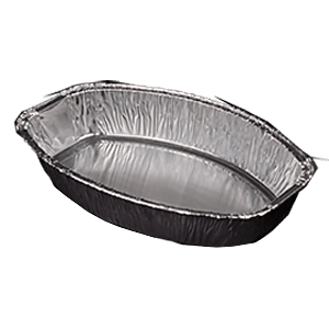 ALUMINUM PAN OVAL 100 ct