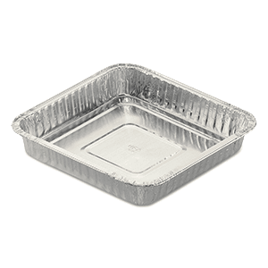 ALUMINUM PAN SQUARE 8 x 8" 500 ct