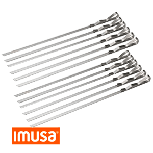 BBQ WOOD SKEWERS 12 pk