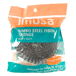ROUND GALVANIZED SCRUBBER 2 pk