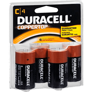 COPPERTOP BATTERIES C-4  6 pk