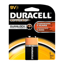 Duracell - COPPERTOP BATTERIES 9V 12 pk - Batteries/electrical