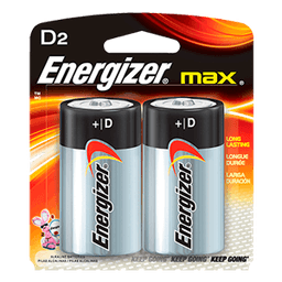 Energizer - BATTERIES D-2 - Batteries/electrical