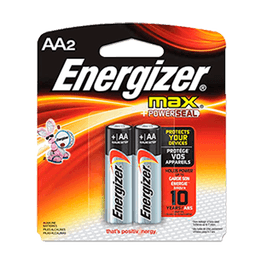 Energizer - BATTERIES AA-2 - Batteries/electrical