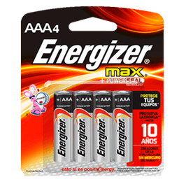 Energizer - BATTERIES AAA-4 - Batteries/electrical