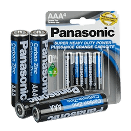 Panasonic - BATTERIES AAA-4 - Batteries/electrical