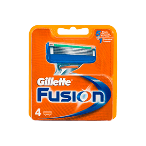 FUSION REPLACEMENT BLADES 4 ct