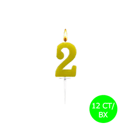 BIRTHDAY CANDLE # 2 12 ct image