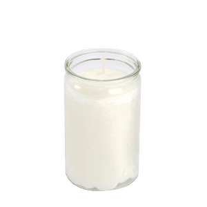 CANDLE 50 HOURS WHITE
