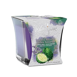 SCENTED CANDLE LAVENDER BERGAMOT  6/10 oz