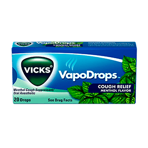 VAPODROPS COUGH DROPS  MENTHOL 20/20ct