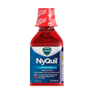 NYQUIL COLD & FLU NIGHTTIME CHERRY 8 oz