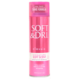 Soft & Dri - SPRAY ANTIPERSPIRANT SOFT SCENT DEODORANT 6 oz - bed & bath