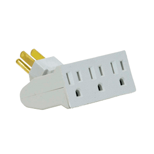 3 OUTLET GROUNDED WALL TAP