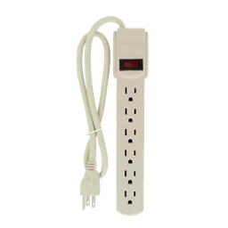 6 OUTLET POWER STRIP image
