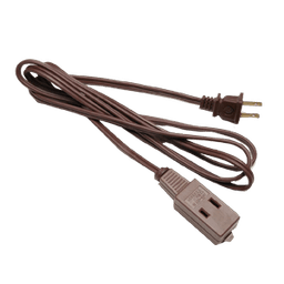 BROWN EXTENSION CORD 6 ft - Batteries/electrical