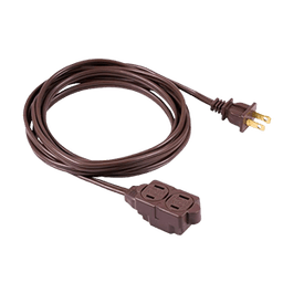 BROWN EXTENSION CORD 9 FT - Batteries/electrical