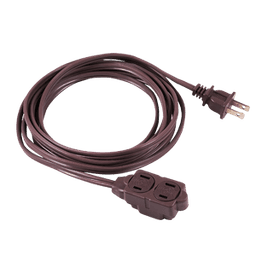 BROWN EXTENSION CORD 15 ft - Batteries/electrical
