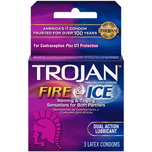 FIRE AND ICE CONDOM 3 ct