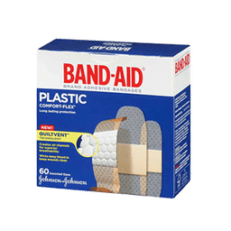 Band-aid - ADHESIVE BANDAGE PLASTIC 60 ct - Medicine