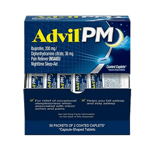 IBUPROFEN PM CAPLETS 50/2 ct