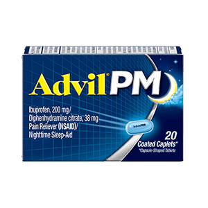 IBUPROFEN PM CAPLETS 20 ct