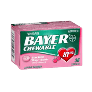 CHILDRENS TABLETS CHERRY 81mg 36 ct