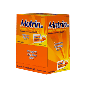 IBUPROFEN PAIN RELIVER & FEVER REDUCER CAPLETS 50/2 ct