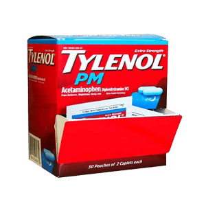 ACETAMINOPHEN PM EXTRA STRENGTH CAPLETS 50/2 ct