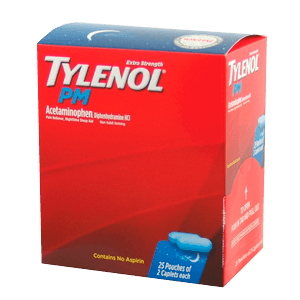 ACETAMINOPHEN PM EXTRA STRENGTH CAPLETS 25/2 ct