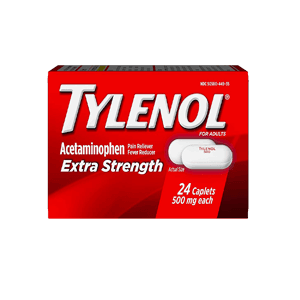 PAIN RELIEF EXTRA STRENGTH ACETAMINOPHEN CAPLETS 24ct