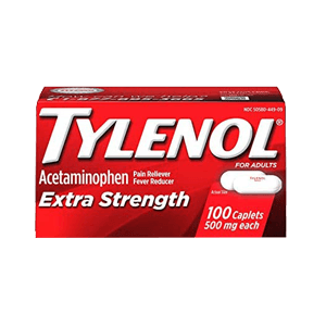 ACETAMINOPHEN EXTRA STRENGTH CAPLETS 100 ct