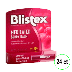 LIP BALM BERRY .15oz 12 ct
