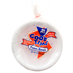 FOAM BOWL 12 oz 20 ct