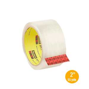 CARTON SEALING TAPE TAN 2"x55 yds