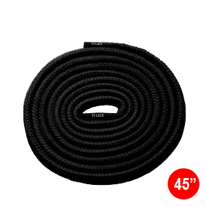 SHOE LACES 45" BLACK