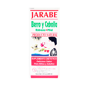 JARABE DE BERRO CEBOLLA RABANO MIEL DR