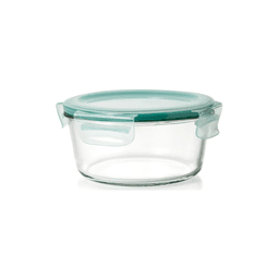 ROUND GLASS FOOD CONTAINER W/LID 32.1 OZ image
