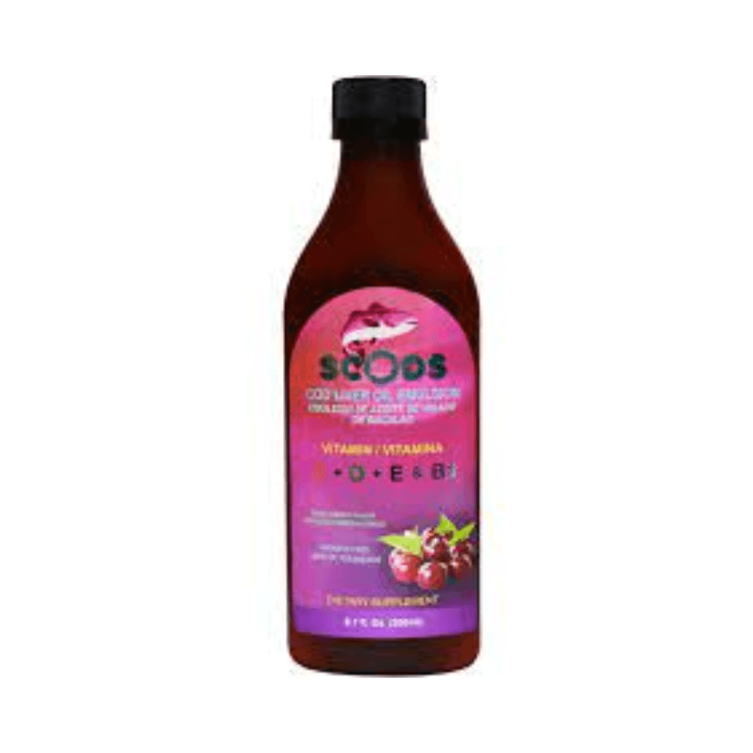 COD LIVER OIL EMULSION CHERRY 6.7 oz