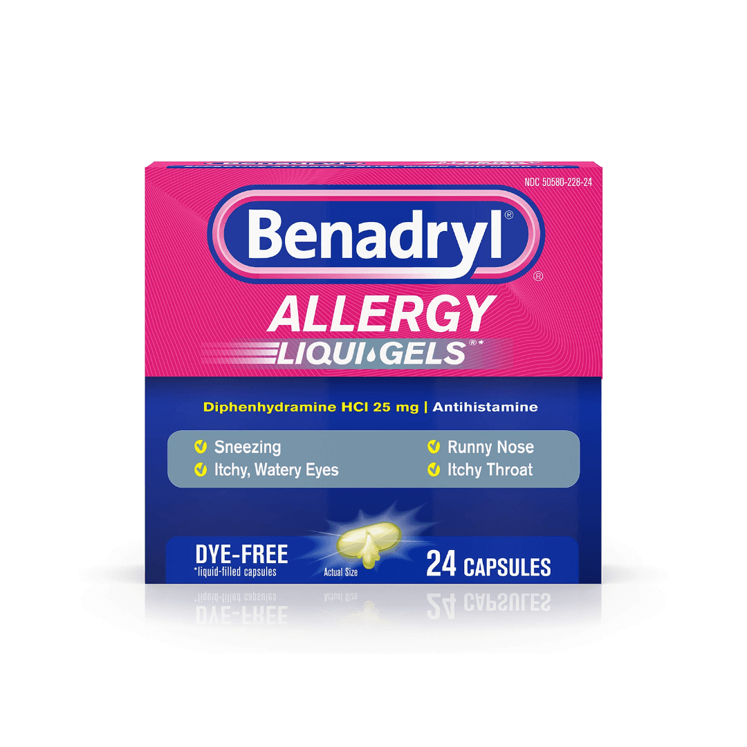 ALLERGY DYE-FREE LIQUIGELS DIPHENHYDRAMINE 24 CT