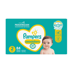 Pampers - SWADDLERS SIZE 2 DIAPERS 84 COUNT - Baby