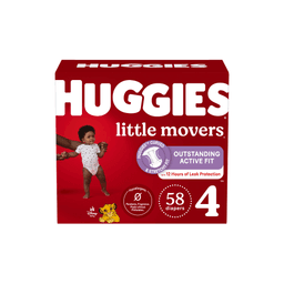 Huggies - LIL MOVERS SZ4 58CT - Baby