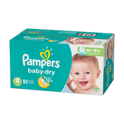 Pampers - BABY DRY SZ4 92CT - Baby