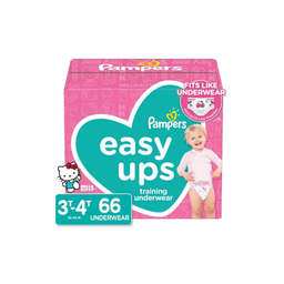 Pampers - EASY UPS GRL 3T-4T 66CT - Baby