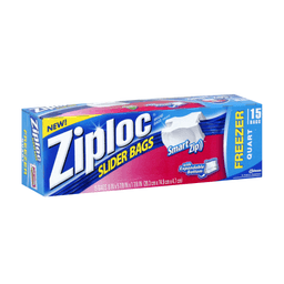 Ziploc - QUART SIZE ZIPPER FREEZER BAGS 12/15 ct - Home & Kitchen