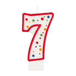 BIRTHDAY CANDLE # 7 12CT/BX - Candles & Lighters