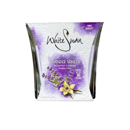 White Swan - SCENTED CANDLE LAVENDER VANILLA 6/10 oz - Candles & Lighters