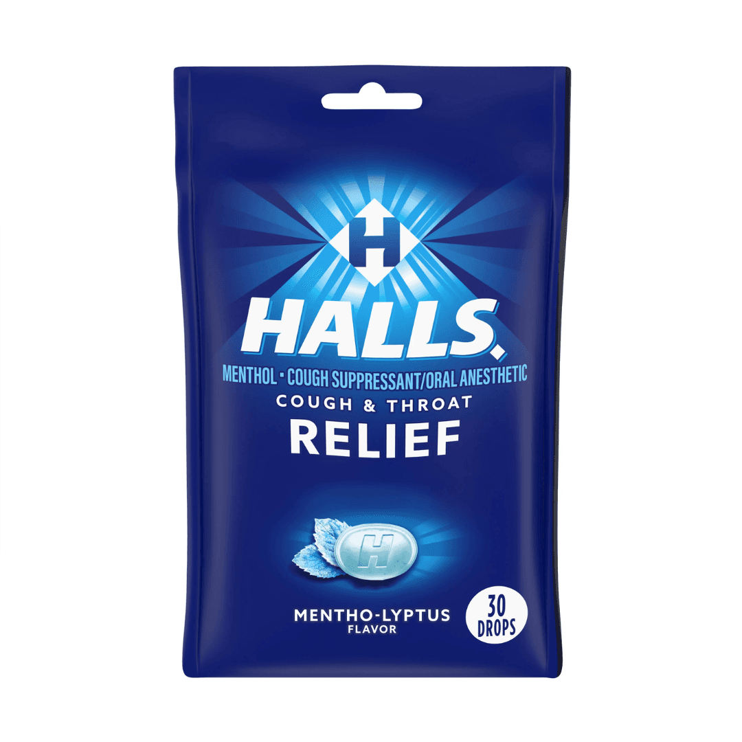 RELIEF COUGH DROPS MENTHO-LYPTUS BAG 30 ct