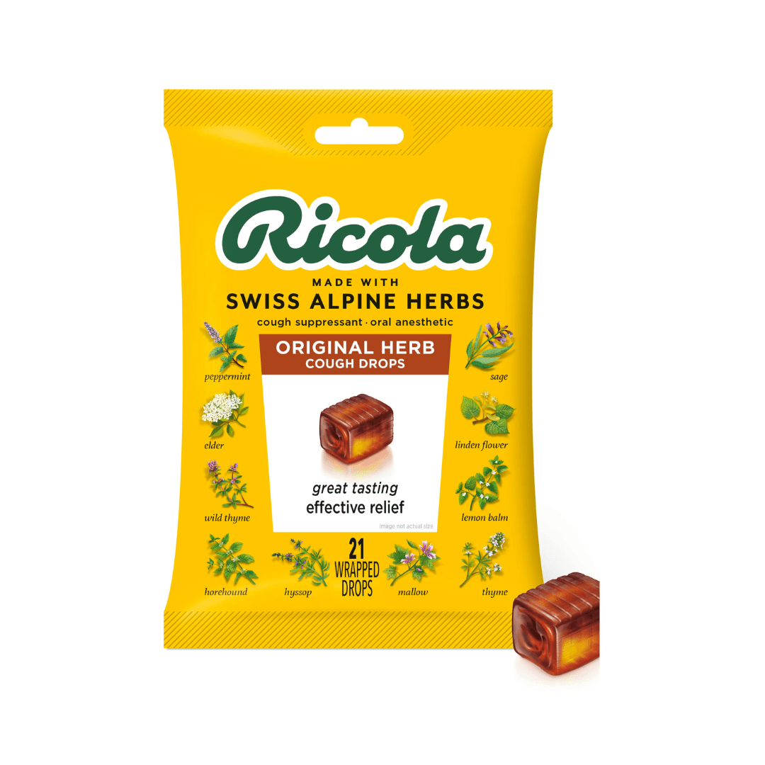 THROAT DROPS ORIGINAL HERB BAG 8/21 ct